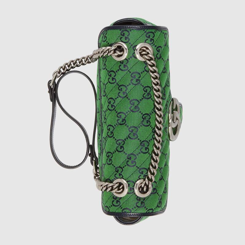 Gucci GG Marmont Small Matelasse Shoulder Bag 443497 Green